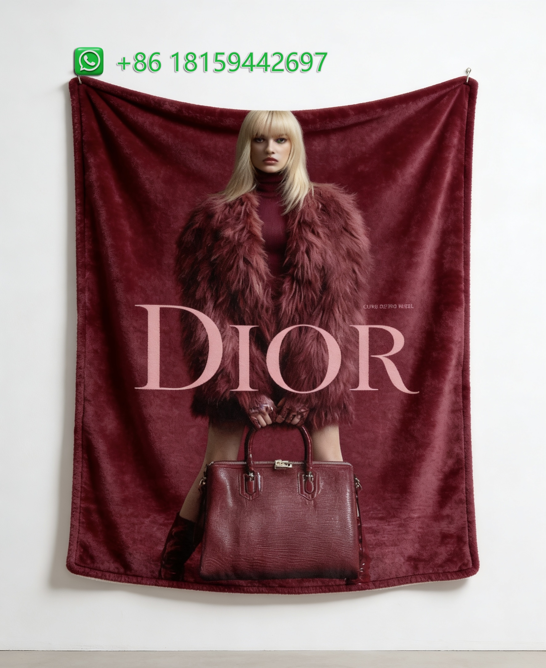 Dior Throw Blankets
